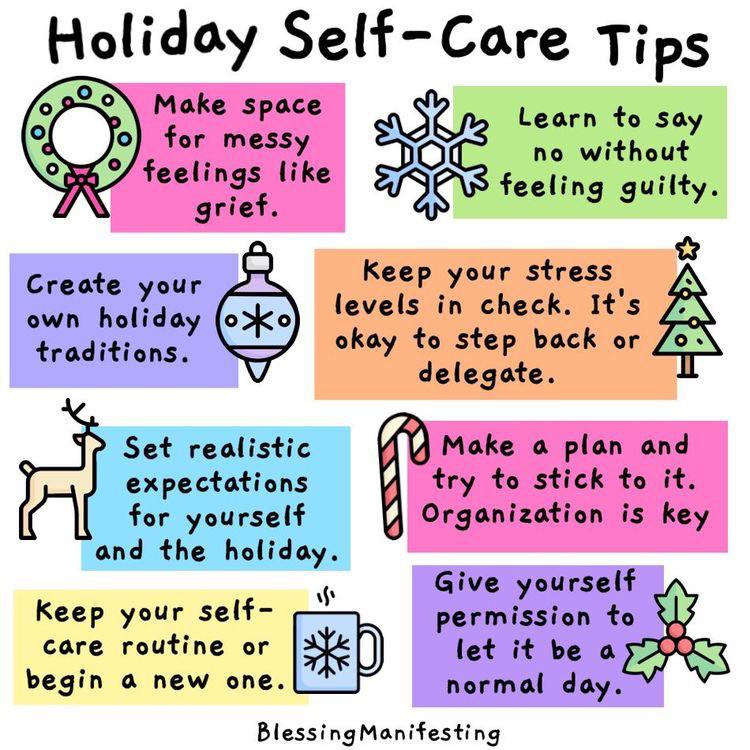 8 Self-Care Tips For When You’re Struggling During The Holidays