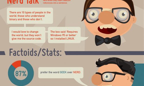 Geek vs Nerd Infographic