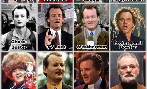 Many Careers of Bill Murray Infographic