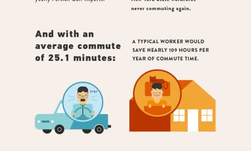 Perks of Working at Home Infographic