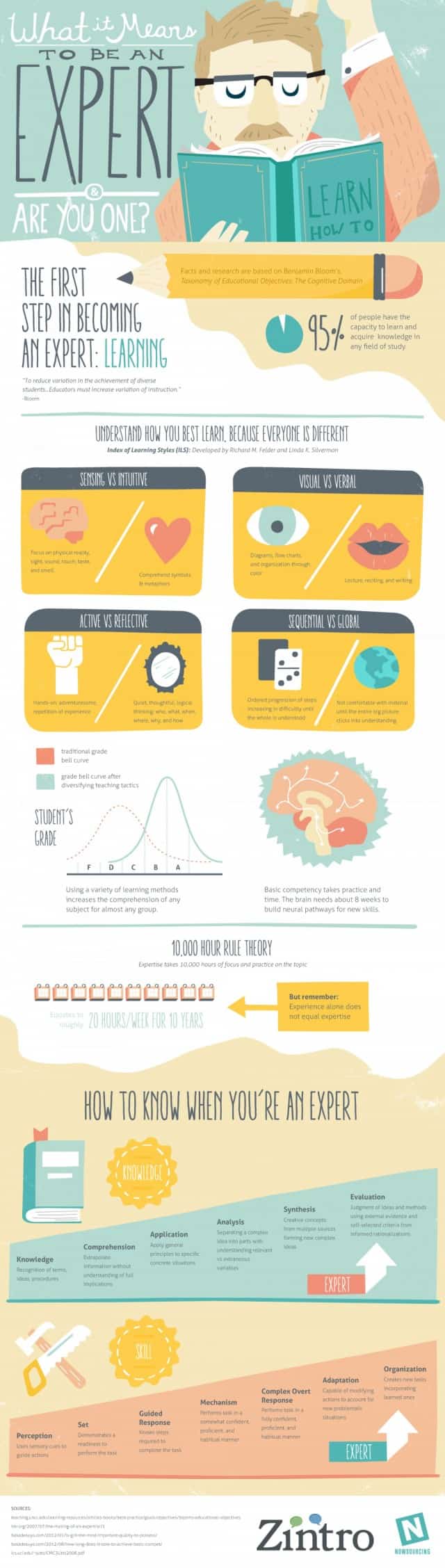 What it Means to be an Expert Infographic