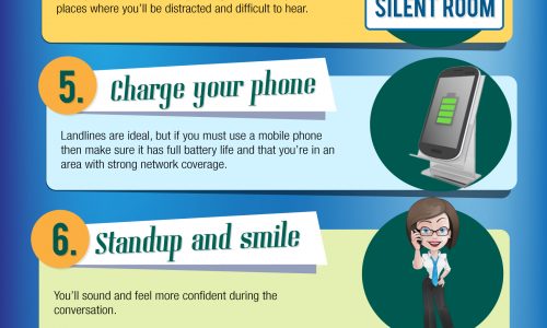 10 Tips To Master The Phone Interview Infographic