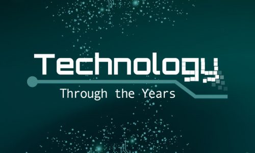 Technology through the years infographic