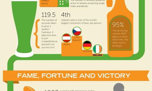 50 insane facts about ireland infographic