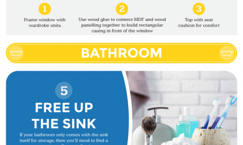 8 Simple but Epic IKEA Hacks Infographic