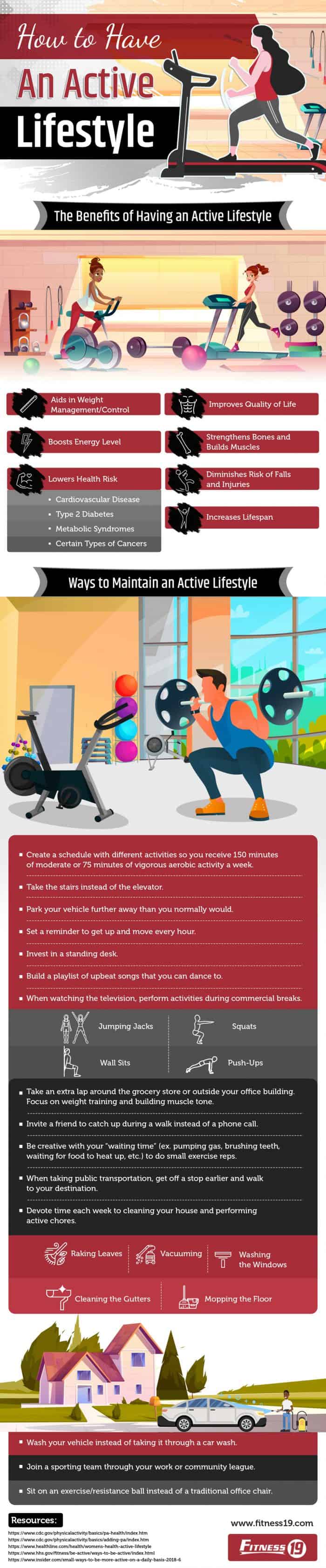 How to achieve an active lifestyle