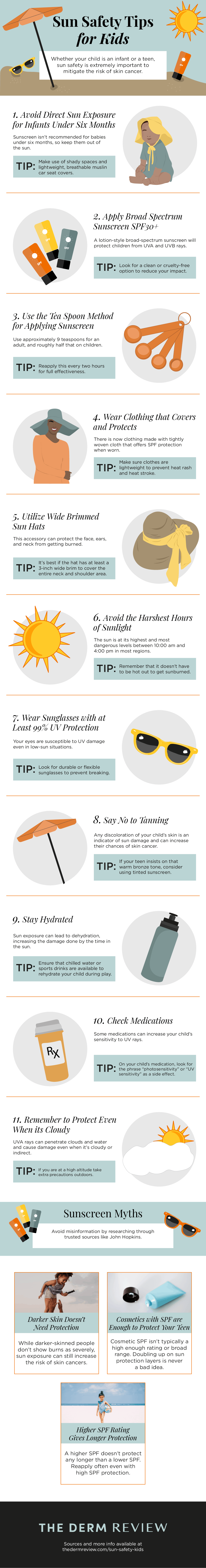 sun safety tips for kids