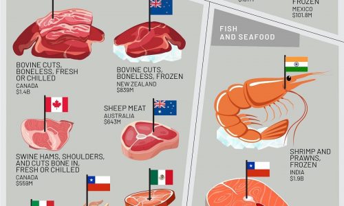 Where The US Import Its Food From