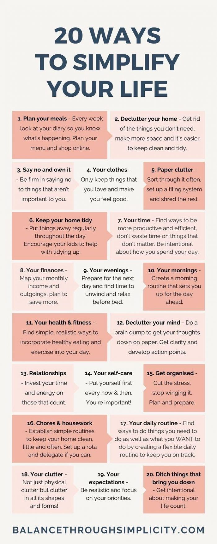 ways to simplify your life